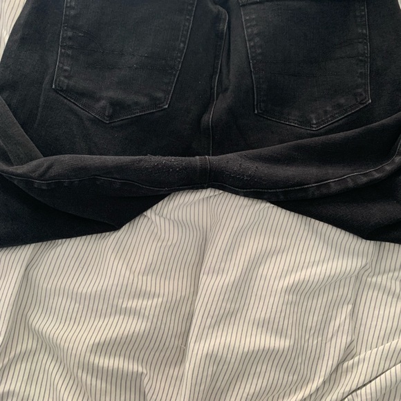 American Eagle Black High Rise Dream Jegging Skinny Jean - Picture 4 of 7